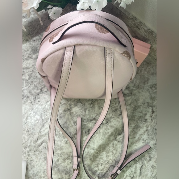 KATE SPADE Pink Polka Dot Backpack - Picture 11 of 16